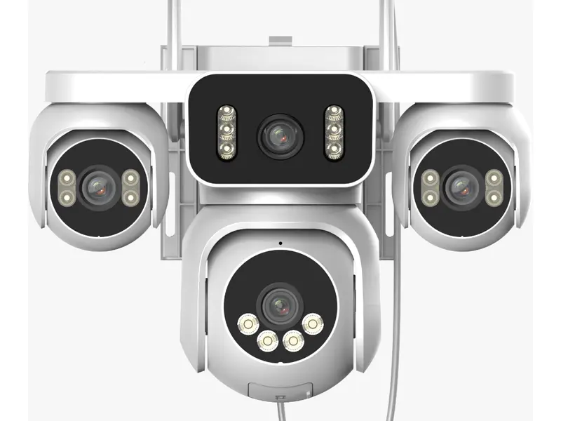 DDR 9560 quad-lens WiFi and wired gun-ball camera