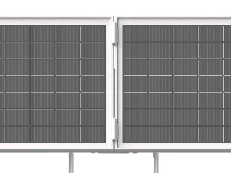 DDR 9560 dual solar panel detail