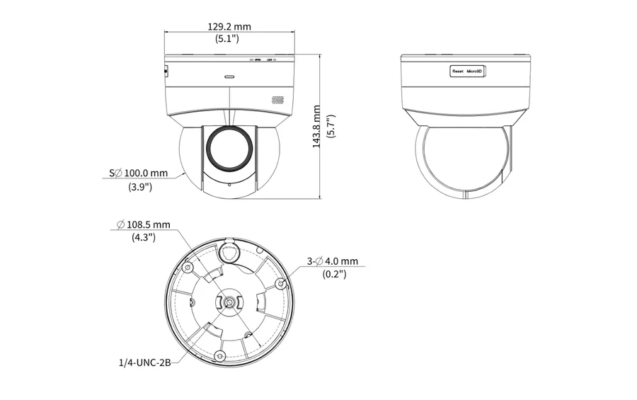 IPC6325LFW-AX5C-VG dimensions