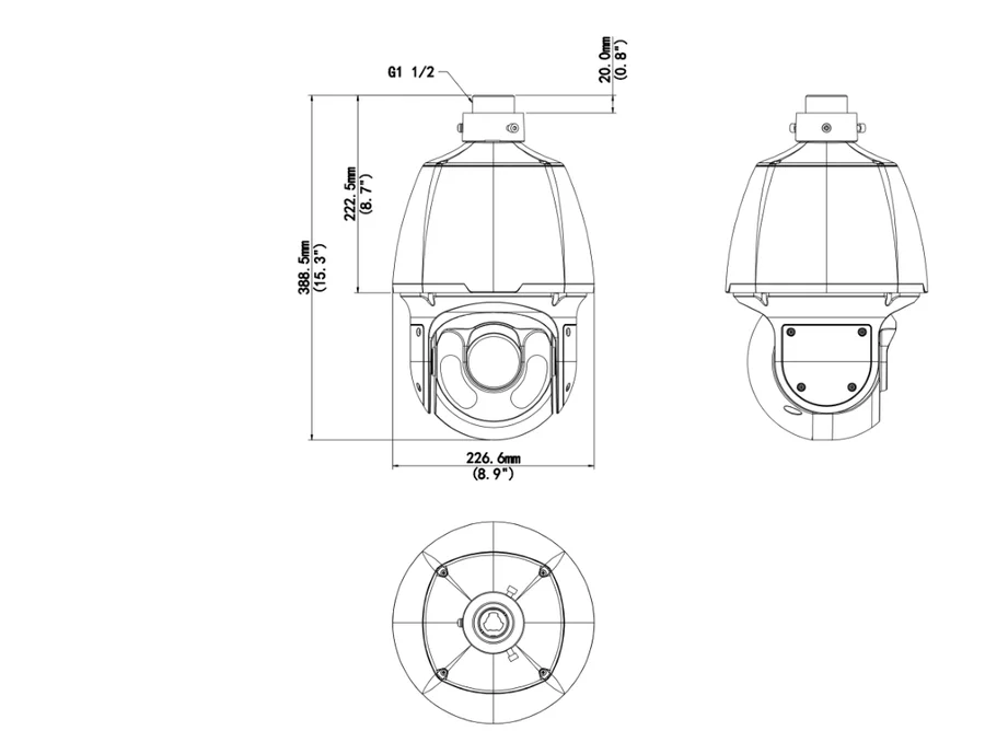 IPC6622SR-X25-VF dimensions