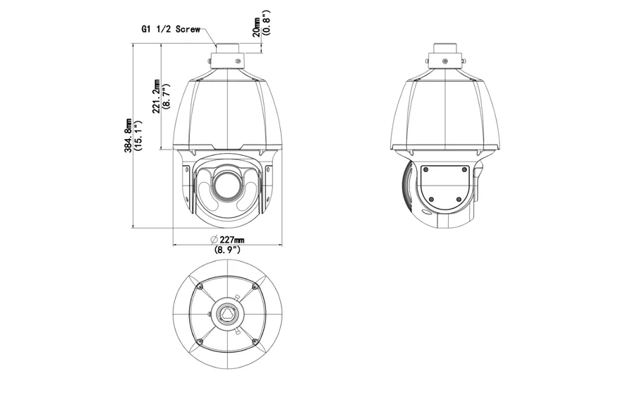 IPC6622SR-X33-VF dimensions