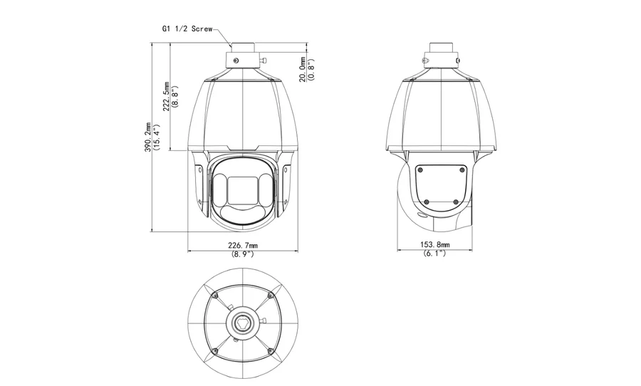 IPC6624SFW-X25-C-VH2 dimensions
