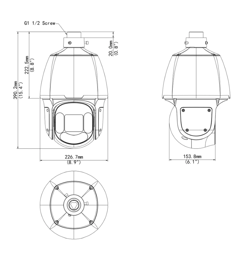 IPC6628SFW-X25E-C-VH2 dimensions