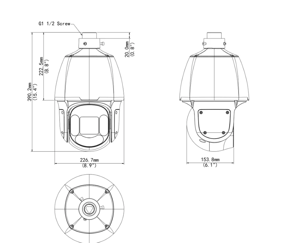 IPC6628SR-X25E-VH2 dimensions