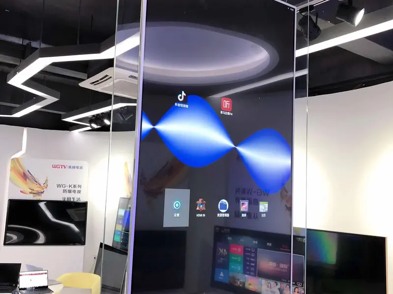 Dual-Side Transparent Signage