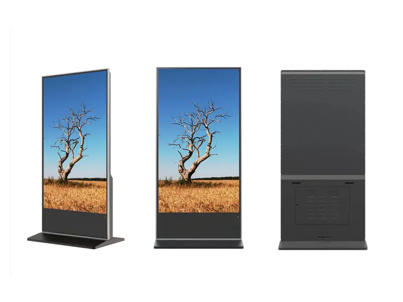 Indoor digital signage multiple views