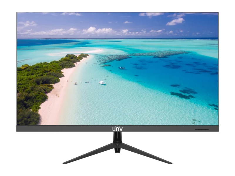 Uniview MW3232-V-K2 monitor front view with on-screen image