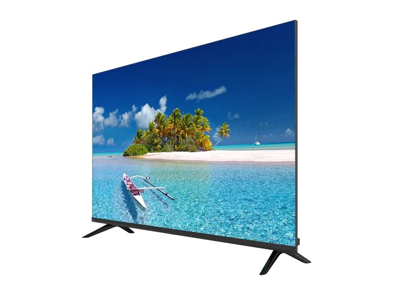 Uniview MW3243-F-V2 43 inch 4K monitor, 45-degree front-left view