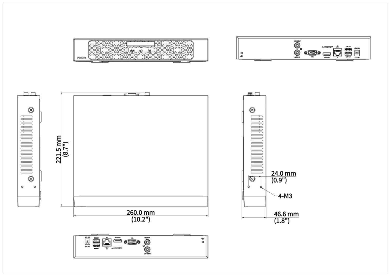 dimensions