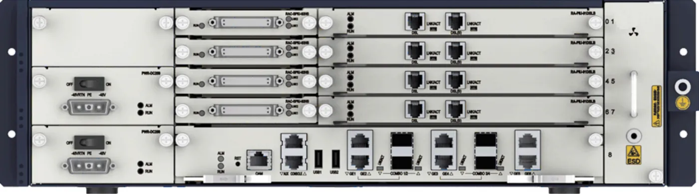 ZTE Wantong ISG 3800-8 — 8×GE Combo (2×10GE option) · 800–1,500 users