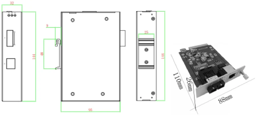 dimensions