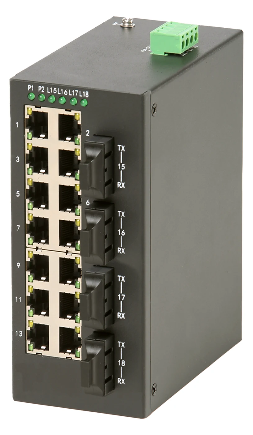 industrial ethernet switch ZJIES1000D-14T4S