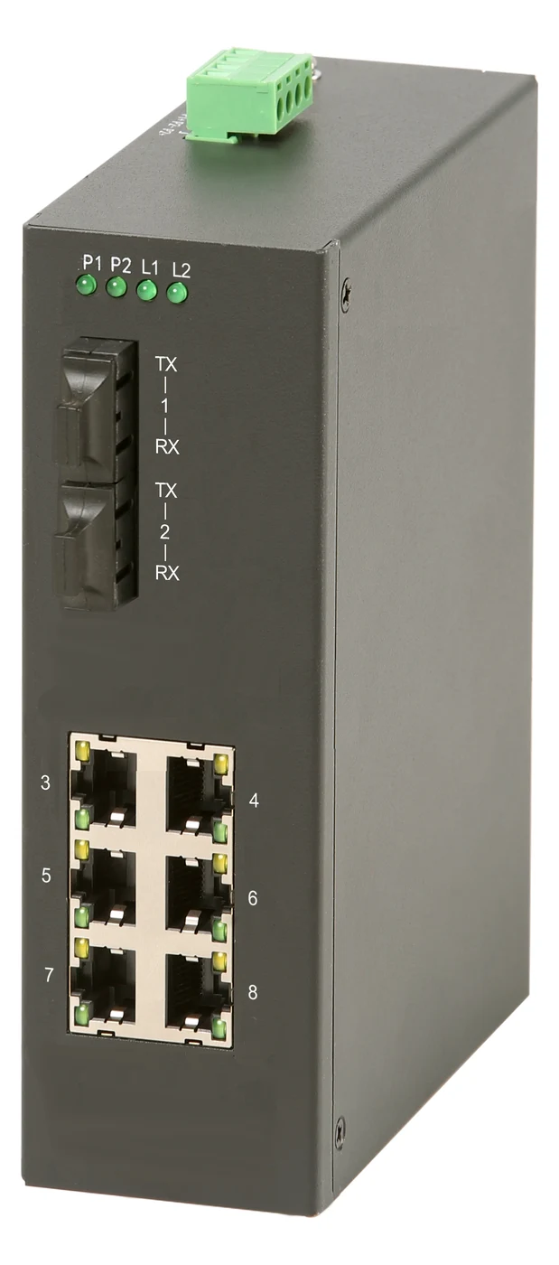 industrial ethernet switch ZJIES1000D-6T2S