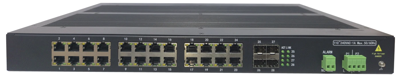 managed network switch ZJIES6028M-HI-24GT4GB4S+