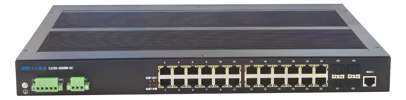 managed network switch ZJIES6028M-HI-24GT4S+