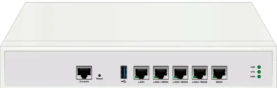 ZTE Wantong ISG RAC-510 — 5×GE · 64 AP · 500 Mbps
