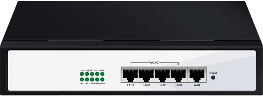 ZTE Wantong ISG RAC-5P — 5×GE · 4×PoE 54 W · 16 AP